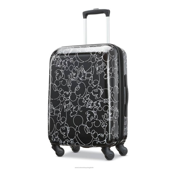 American Tourister mickey mouse multi face disney mickey scribble 20'' spinner bagagem TRV46100